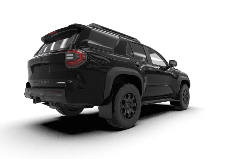 Rally Armor 2025+ Toyota 4Runner Black UR Mud Flap with White Logo - Durable Polyurethane Protection | ralMF148 - UR - BLK - WH - JDMuscleSPK848957