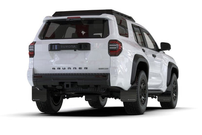 Rally Armor 2025+ Toyota 4Runner Black UR Mud Flap with White Logo - Durable Polyurethane Protection | ralMF148 - UR - BLK - WH - JDMuscleSPK848957