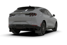 Rally Armor 21 - 25 Ford Mustang Mach - E/GT/Rally Black UR Mud Flap w/Dark Grey Logo - JDMuscleShop the look 2ralMF96-UR-BLK-DGRY