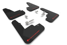 Rally Armor 21 - 25 Ford Mustang Mach - E/GT/Rally Black UR Mud Flap w/Red Logo - JDMuscleShop the look 2ralMF96-UR-BLK-RD