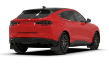 Rally Armor 21 - 25 Ford Mustang Mach - E/GT/Rally Black UR Mud Flap w/Red Logo - JDMuscleShop the look 2ralMF96-UR-BLK-RD