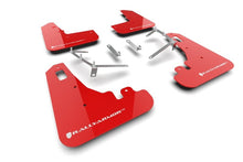 Rally Armor 22 - 25 Subaru BRZ / Toyota GR86 Red UR Mud Flap with White Logo | ralMF99 - UR - RD - WH - JDMuscleSPK686196