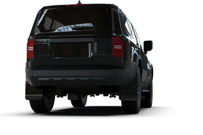 Rally Armor 22 - 25 Toyota Land Cruiser UR Mud Flap with Metallic Black Logo | ralMF138 - UR - BLK - MBK - JDMuscleSPK837956