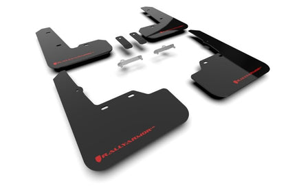 Rally Armor [22-26 WRX] Black UR Mud Flap w/ Red Logo - Return