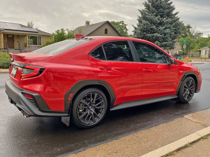 Rally Armor [22-26 WRX] Black UR Mud Flap w/ Red Logo - Return