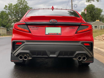 Rally Armor [22-26 WRX] Black UR Mud Flap w/ Red Logo - Return