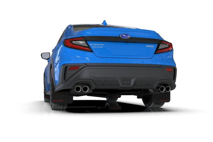 Rally Armor [22-26 WRX] Black UR Mud Flap w/ Red Logo - Return