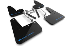 Rally Armor 23 - 24 Toyota GR Corolla Black Mud Flap w/Light Blue Logo - JDMuscleSPKralMF89-UR-BLK-NB
