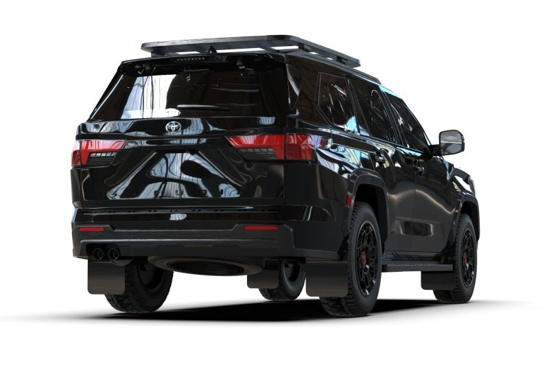 Rally Armor 23 - 25 Toyota Sequoia Black UR Mud Flap with Grey Logo | ralMF88 - UR - BLK - GRY - JDMuscleSPK779787
