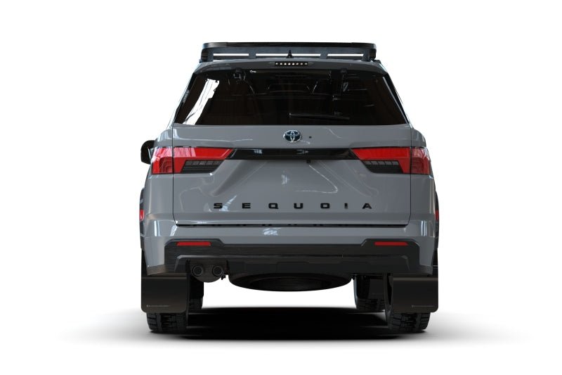 Rally Armor 23 - 25 Toyota Sequoia Black UR Mud Flap with Grey Logo | ralMF88 - UR - BLK - GRY - JDMuscleSPK779787