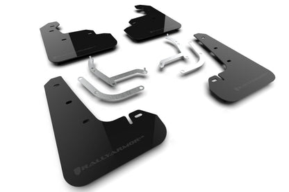 Rally Armor 24 - 25 Subaru Impreza Black UR Mud Flap with Grey Logo | ralMF105 - UR - BLK - GRY - JDMuscleSPK668000