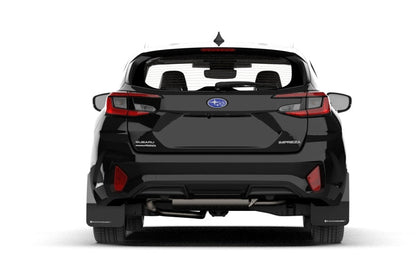 Rally Armor 24 - 25 Subaru Impreza Black UR Mud Flap with Red Logo - Durable Polyurethane Protection | ralMF105 - UR - BLK - RD - JDMuscleSPK668003