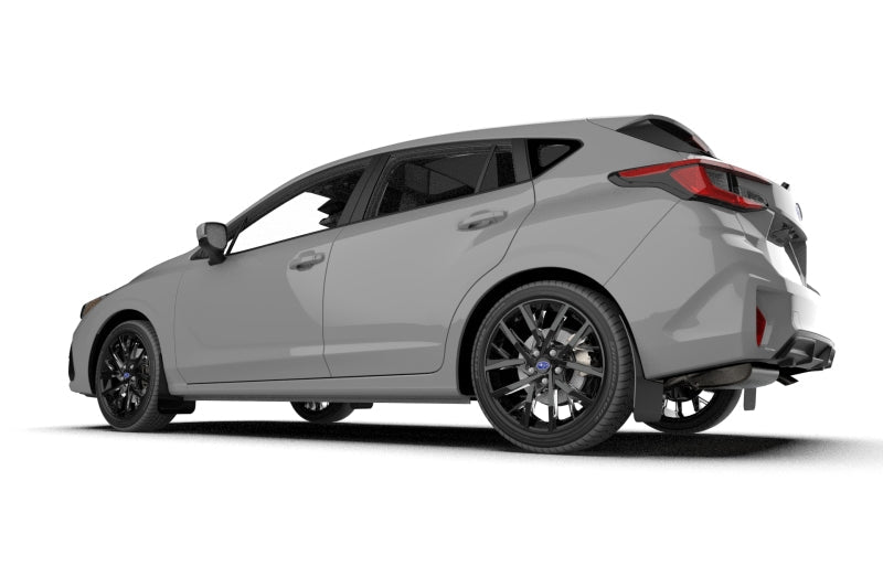 Rally Armor 24 - 25 Subaru Impreza Black UR Mud Flap with Red Logo - Durable Polyurethane Protection | ralMF105 - UR - BLK - RD - JDMuscleSPK668003