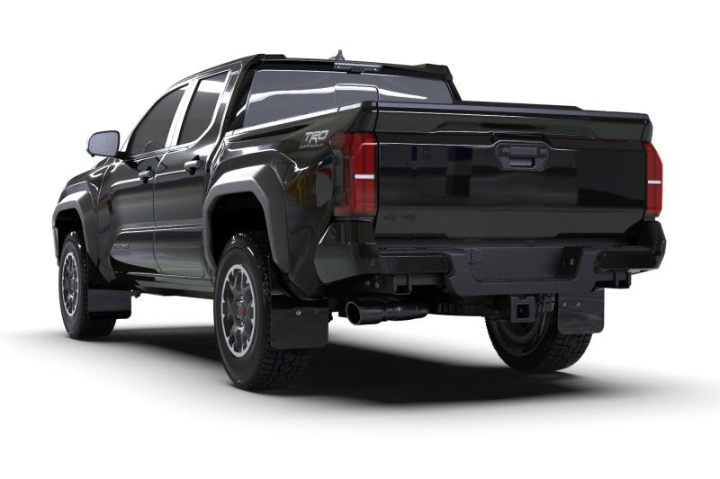 Rally Armor 24 - 25 Toyota Tacoma Gen 4 Black UR Mud Flap with Red Logo – Durable Polyurethane Protection | ralMF114 - UR - BLK - RD - JDMuscleSPK779785