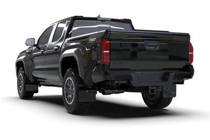 Rally Armor 24 - 25 Toyota Tacoma Gen 4 Black UR Mud Flap with Red Logo – Durable Polyurethane Protection | ralMF114 - UR - BLK - RD - JDMuscleSPK779785