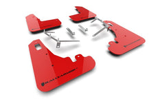 Rally Armor Red UR Mud Flap with Black Logo for Subaru BRZ and Toyota GR86 (Part Number: ralMF99 - UR - RD - BLK) | ralMF99 - UR - RD - BLK - JDMuscleSPK686195