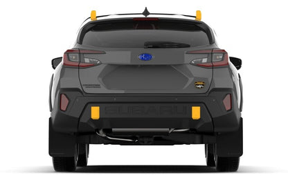 Rally Armor UR Mud Flap for 2024 Subaru Crosstrek with Red Logo - No Drilling Required | ralMF116 - UR - BLK - RD - JDMuscleSPK668072