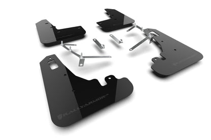 Rally Armor UR Series Black Mud Flap with Dark Grey Logo for Subaru BRZ and Toyota GR86 | ralMF99 - UR - BLK - DGRY - JDMuscleSPK686192