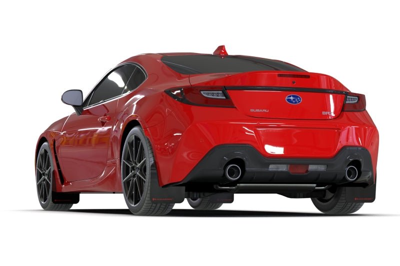 Rally Armor UR Series Black Mud Flaps for Subaru BRZ and Toyota GR86 – Part Number RALMF99 - UR - BLK - BL | ralMF99 - UR - BLK - BL - JDMuscleSPK686191