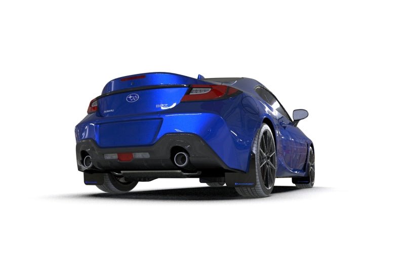 Rally Armor UR Series Black Mud Flaps for Subaru BRZ and Toyota GR86 – Part Number RALMF99 - UR - BLK - BL | ralMF99 - UR - BLK - BL - JDMuscleSPK686191