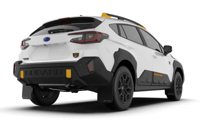 Rally Armor UR Series Mud Flaps for 2024 Subaru Crosstrek Wilderness – No Drilling Required, Black with Grey Logo | ralMF116 - UR - BLK - GRY - JDMuscleSPK668070