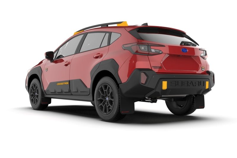 Rally Armor UR Series Mud Flaps for 2024 Subaru Crosstrek Wilderness – No Drilling Required, Black with Grey Logo | ralMF116 - UR - BLK - GRY - JDMuscleSPK668070