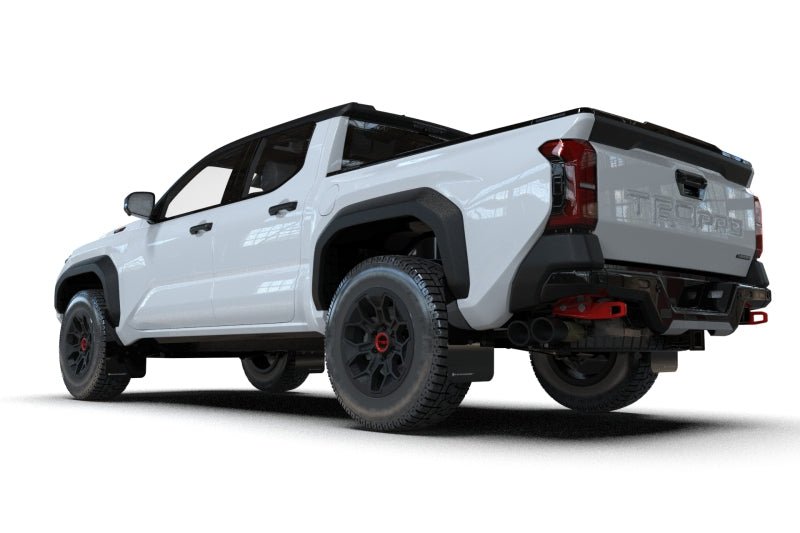 Rally Armor UR Series Mud Flaps for 2024 Toyota Tacoma – Black with Metallic Logo | ralMF114 - UR - BLK - MBK - JDMuscleSPK779786