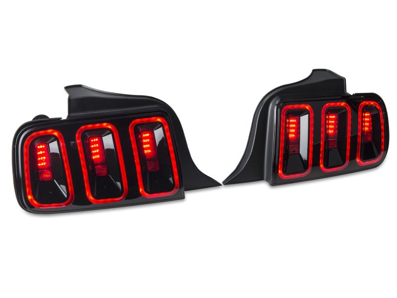 Raxiom [05 - 09 Ford Mustang] Gen5 Tail Lights - Black Housing - Smoked Lens - JDMuscleTail Lightsrax49169
