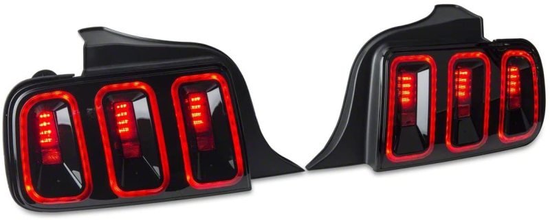 Raxiom [05 - 09 Ford Mustang] Gen5 Tail Lights - Black Housing - Smoked Lens - JDMuscleTail Lightsrax49169
