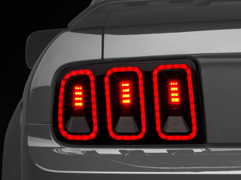 Raxiom [05 - 09 Ford Mustang] Gen5 Tail Lights - Black Housing - Smoked Lens - JDMuscleTail Lightsrax49169