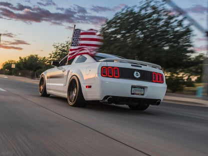 Raxiom [05 - 09 Ford Mustang] Gen5 Tail Lights - Black Housing - Smoked Lens - JDMuscleTail Lightsrax49169