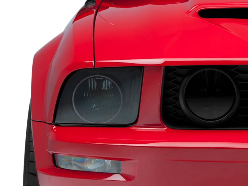 Raxiom 05 - 09 Ford Mustang GT V6 Axial Series CCFL Halo Projector Headlight - Blk Housing | Smkd Lens - JDMuscleShop the look 2rax49121