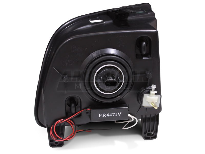 Raxiom 05 - 09 Ford Mustang GT V6 Axial Series CCFL Halo Projector Headlight - Blk Housing | Smkd Lens - JDMuscleShop the look 2rax49121
