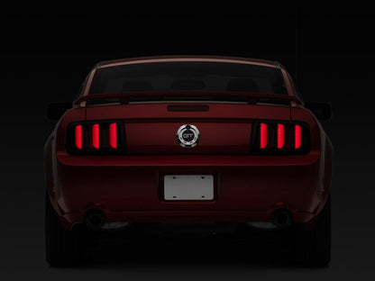 Raxiom 05 - 09 Ford Mustang Vector V2 LED Tail Lights - Black Housing | Smoked Lens - JDMuscleShop the look 2rax408588