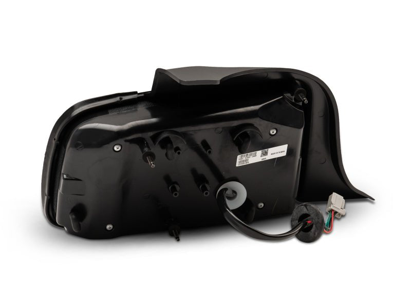 Raxiom 05 - 09 Ford Mustang Vector V2 LED Tail Lights - Black Housing | Smoked Lens - JDMuscleShop the look 2rax408588