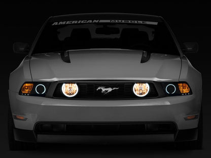 Raxiom 05 - 12 Ford Mustang GT LED Halo Fog Lights | Chrome - JDMuscleShop the look 2rax49133