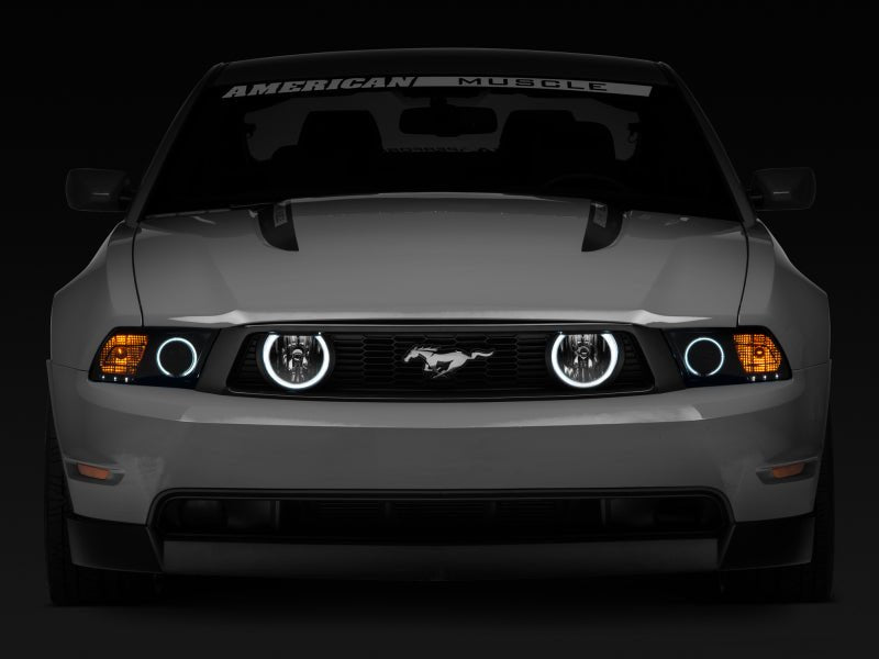Raxiom 05 - 12 Ford Mustang GT LED Halo Fog Lights | Chrome - JDMuscleShop the look 2rax49133