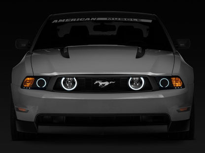 Raxiom 05 - 12 Ford Mustang GT LED Halo Fog Lights | Chrome - JDMuscleShop the look 2rax49133
