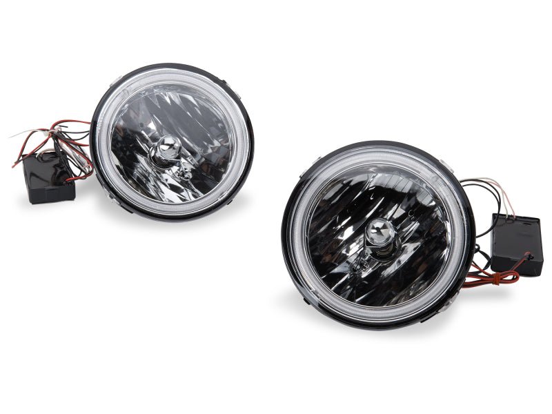 Raxiom 05 - 12 Ford Mustang GT LED Halo Fog Lights | Chrome - JDMuscleShop the look 2rax49133
