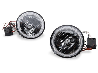 Raxiom 05 - 12 Ford Mustang GT LED Halo Fog Lights | Chrome - JDMuscleShop the look 2rax49133
