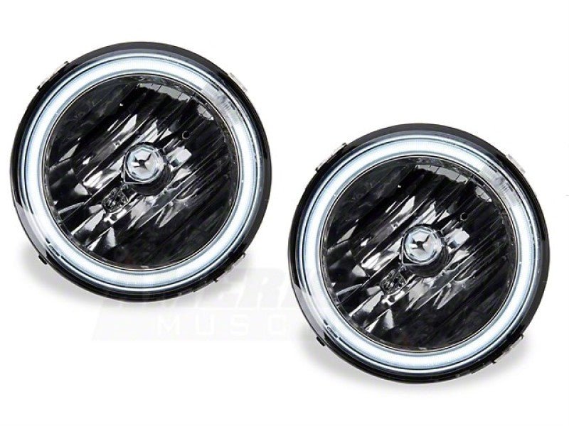 Raxiom 05 - 12 Ford Mustang GT LED Halo Fog Lights | Chrome - JDMuscleShop the look 2rax49133