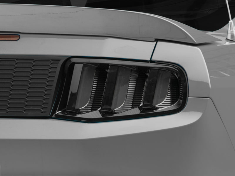 Raxiom 10 - 12 Ford Mustang Vector V2 LED Tail Lights - Gloss Black Housing | Clear Lens - JDMuscleShop the look 2rax405839