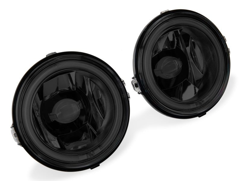 Raxiom 13 - 14 Ford Mustang GT CCFL Halo Fog Lights | Smoked - JDMuscleShop the look 2rax49177