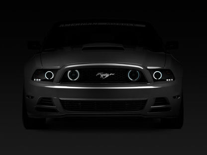 Raxiom 13 - 14 Ford Mustang GT CCFL Halo Fog Lights | Smoked - JDMuscleShop the look 2rax49177