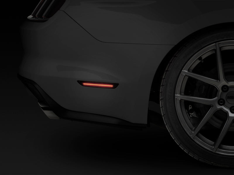 Raxiom 15 - 22 Ford Mustang Axial Series Smoked LED Side Marker Lights Rear – Enhanced Styling and Reliability | rax390265 - JDMuscleSPK548067