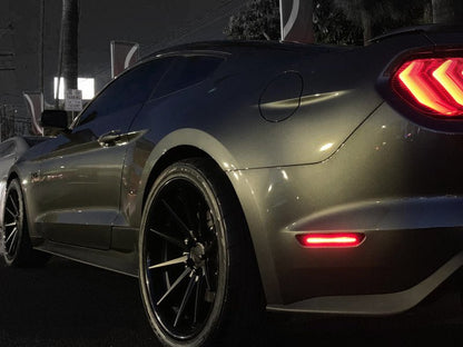 Raxiom 15 - 22 Ford Mustang Axial Series Smoked LED Side Marker Lights Rear – Enhanced Styling and Reliability | rax390265 - JDMuscleSPK548067