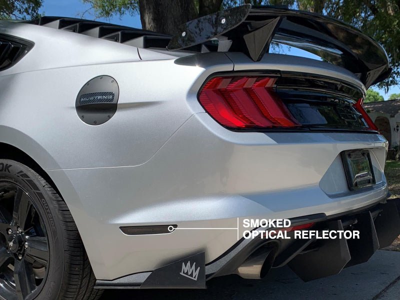 Raxiom 15 - 22 Ford Mustang Axial Series Smoked LED Side Marker Lights Rear – Enhanced Styling and Reliability | rax390265 - JDMuscleSPK548067