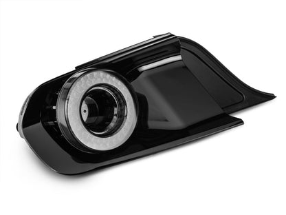 Raxiom 15 - 22 Ford Mustang Halo LED Tail Lights - Gloss Black Housing | Smoked Lens - JDMuscleShop the look 2rax393827