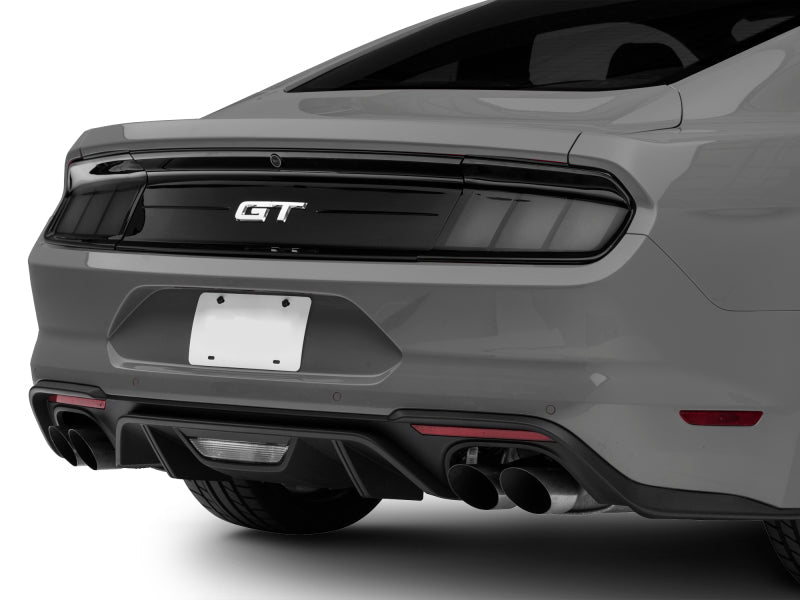 Raxiom 15 - 22 Ford Mustang Profile LED Tail Lights - Gloss Black Housing | Smoked Lens - JDMuscleShop the look 2rax402183
