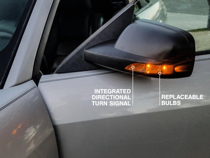 Raxiom 2005 - 2009 Ford Mustang Directional Side View Mirrors with Turn Signals | rax94327 - JDMuscleSPK548011